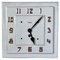 Reloj de pared Kienzle Art Déco de porcelana, años 20, Imagen 1
