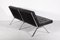 Mid-Century Modern Sofa in Black Leather and Chrome by Hans Eichenberger, 1969 7