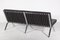 Mid-Century Modern Sofa in Black Leather and Chrome by Hans Eichenberger, 1969 8