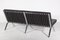 Mid-Century Modern Sofa in Black Leather and Chrome by Hans Eichenberger, 1969, Image 8