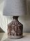 Italian Brown Table Lamp in Stoneware, 1960s 2