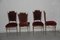 Chaises Style Italien en Laiton Massif, 1959, Set de 4 5