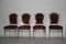 Chaises Style Italien en Laiton Massif, 1959, Set de 4 2