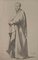 Louis Georges Brillouin, Portrait d'Homme, Dessin au Crayon, 19ème Siècle 1