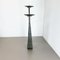 Modernist Sculptural Brutalist Copper Floor Candleholder, Germany, 1970s 3