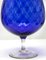 Großes italienisches optisches Glas in Kobaltblau, 1960 7