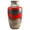 Rote Fat Lava Drip-Glaze Vase von Carstens Tonnieshof, Deutschland, 1962 1