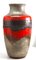 Vase Fat Lava Rouge par Carstens Tonnieshof, Allemagne de l'Ouest, 1962 2