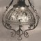 Medieval Iron Luster Handforged Chandelier, Germany, 1890s, Image 3