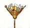 Brutalistische Kunstglas Stehlampe aus Eisen von Albano Poli für Poliarte, Italien, 1970er 5