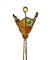 Art Glass Brutalist Iron Floor Lamp by Albano Poli for Poliarte, Italy ,1970s 6
