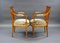 Early 20th Century English Edwardian Hand Painted Satinwood Armchairs, 1900, Set of 2 6