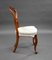 19th Century English Victorian Walnut Dining Chairs, 1860s, Set of 6 6