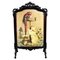 19th Century English Victorian Rosewood Fire Screen, Image 1
