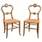 19th Century Victorian Walnut Salon Chairs, 1860s, Set of 2, Image 1