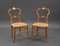 19th Century Victorian Walnut Salon Chairs, 1860s, Set of 2 2