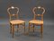19th Century Victorian Walnut Salon Chairs, 1860s, Set of 2, Image 2