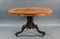 19th Century Victorian Burr Walnut & Marquetry Circular Breakfast, 1850s 1