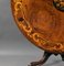 19th Century Victorian Burr Walnut & Marquetry Circular Breakfast, 1850s 7