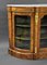 19th Century English Victorian Burr Walnut & Marquetry Inlaid Credenza, 1860s 3