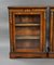 Victorian Walnut Inlaid Pier Cabinets, 1850s, Set of 2 3