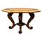 19th Century English Victorian Burr Walnut Centre Table, 1860s 1