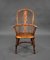 19th Century English Yew & Elm High Back Windsor Chair, 1820s 3