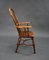 19th Century English Yew & Elm High Back Windsor Chair, 1820s, Image 4