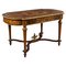 19th Century French Napoleon III Marquetry Centre Table, 1860s 1
