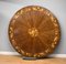 20th Century English Walnut & Marquetry Circular Dining Table & 8 Chairs, 1970s, Set of 9, Image 5