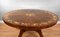 20th Century English Walnut & Marquetry Circular Dining Table & 8 Chairs, 1970s, Set of 9, Image 3