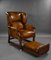 19th Century Victorian Hand Dyed Leather Reclining Chair by Foota Patent Chairs, 1890 3