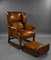 19th Century Victorian Hand Dyed Leather Reclining Chair by Foota Patent Chairs, 1890, Image 3