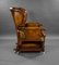 Handgefärbter viktorianischer Lehnsessel aus Leder, 19. Jh. Von Foota Patent Chairs, 1890 11