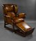 19th Century Victorian Hand Dyed Leather Reclining Chair by Foota Patent Chairs, 1890 6