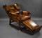 Sedia reclinabile vittoriana in pelle tinta a mano di Foota Patent Chairs, 1890, Immagine 7