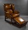 Sedia reclinabile vittoriana in pelle tinta a mano di Foota Patent Chairs, 1890, Immagine 4