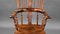 19th Century English Yew Wood High Back Broad Arm Windsor Chair, 1850s, Image 8