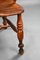 19th Century English Yew Wood High Back Broad Arm Windsor Chair, 1850s 12