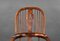 19th Century English Yew Wood High Back Broad Arm Windsor Chair, 1850s, Image 7