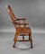 19th Century English Yew Wood High Back Broad Arm Windsor Chair, 1850s 4