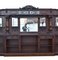 Vintage English Victorian Style Front and Back Bar in Carved Oak, 1980 6