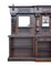 Vintage English Victorian Style Front and Back Bar in Carved Oak, 1980 5