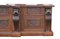 Vintage English Victorian Style Front and Back Bar in Carved Oak, 1980 10
