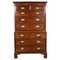 19th Century English George III Mahogany Chest on Chest, 1800s 1