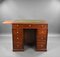 19th Century English George III Mahogany Kneehole Desk Stamped Gillows, 1800s 9