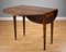 19th Century Dutch Marquetry Drop Leaf Table, Image 5