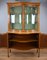 19th Century Victorian English Satinwood Display Cabinet 8