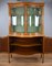 19th Century Victorian English Satinwood Display Cabinet, Image 8