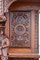 19th Century Victorian English Carved Oak Front and Back Bar 16